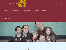 Tablet Screenshot of lilyfield.org