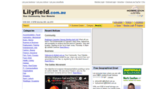 Desktop Screenshot of lilyfield.com.au